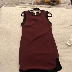 bar III purple and black mini dress size small